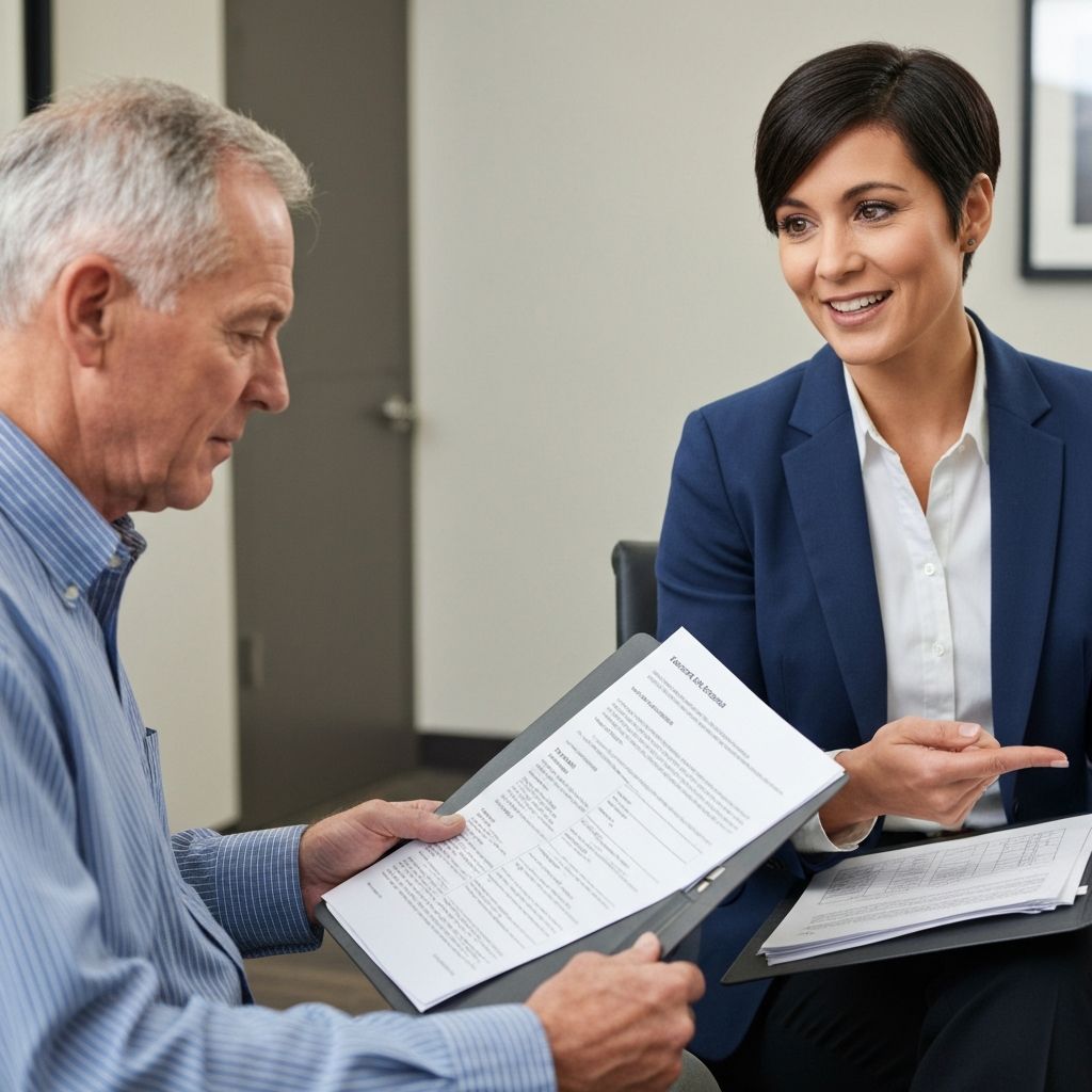 Veteran reviewing benefits and claims